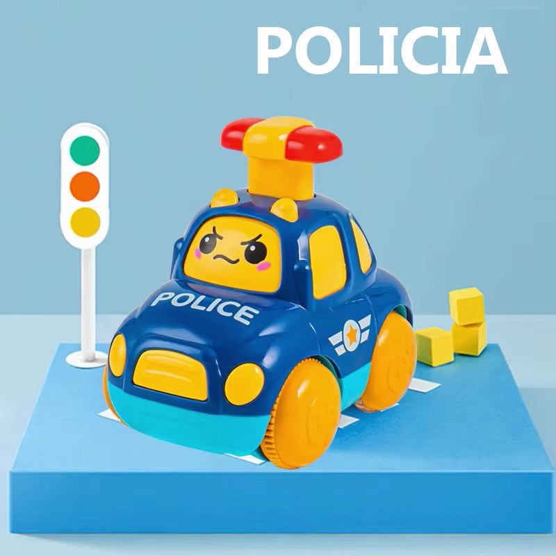 Baby Toy - Carro de Corrida Transparente com Engrenagens a Inércia - Brinquedo Durável, Seguro e à Prova de Queda