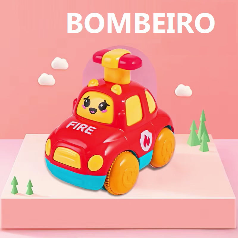 Baby Toy - Carro de Corrida Transparente com Engrenagens a Inércia - Brinquedo Durável, Seguro e à Prova de Queda